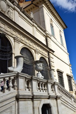 Roma, İtalya 'daki Villa Borghese Parkı' ndaki Borghese Galerisi ve Müzesi 