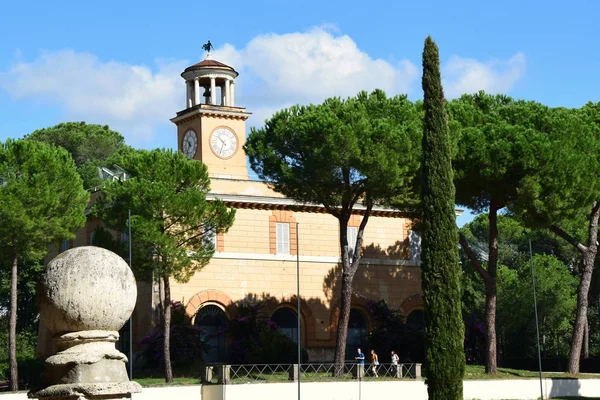 Casina Dell Orologio Piazza Siena Villa Borghese Park City Rome — Stock Photo, Image