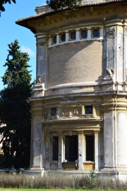 Roma, İtalya 'daki Villa Borghese Parkı' nda Parco dei Daini 