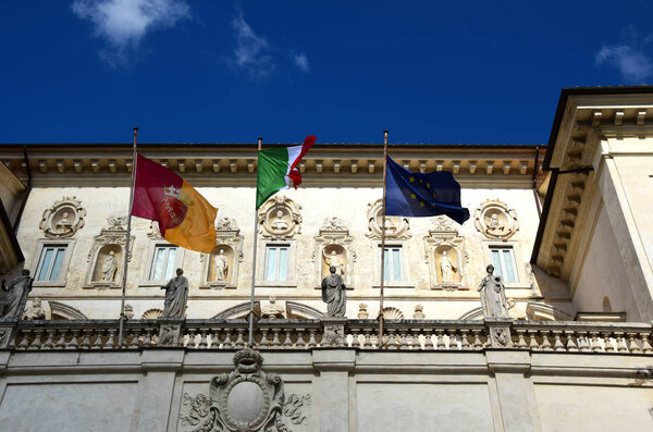 Галерея и музей Боргезе в парке Вилла Боргезе в Риме, Италия 