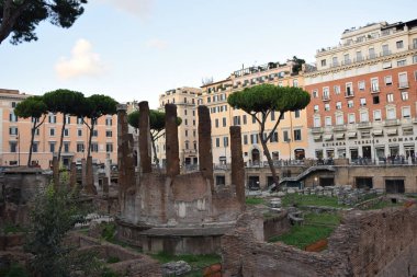 Sacra dellArjantin Bölgesi - İtalya 'nın Roma şehrindeki Largo di Torre Arjantin