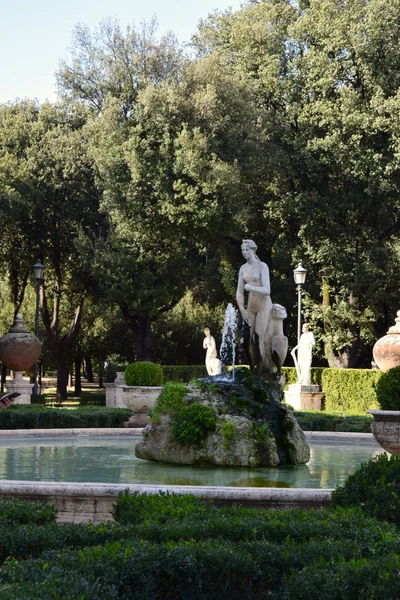 Borghese Gallery Museum Garden Villa Borghese Park City Rome Italy — Stock Photo, Image