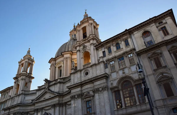 Chiesa Santagnese Agone Piazza Navona Cidade Roma Itália — Fotografia de Stock