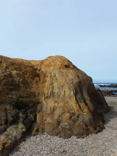 Karayolu Boyunca Yol Gezisi Keşif Yolu California Kıyı Kayalıkları Sahilleri — Stok fotoğraf