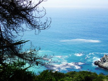 Yüksek ve pürüzlü uçurumlarıyla Kaliforniya Sahil Hattı - 1nci Karayolu Keşif Yolu