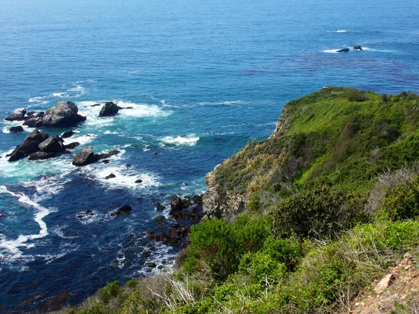 California Coastline Met Zijn Hoge Grillige Kliffen Road Trip Highway — Stockfoto