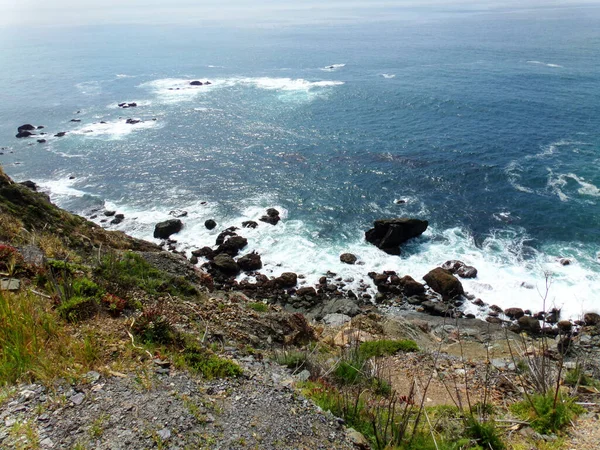 Kaliforniens Küste Mit Ihren Hohen Und Zerklüfteten Klippen Road Trip — Stockfoto