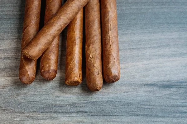 Cigars Wooden Background — Stock Photo, Image