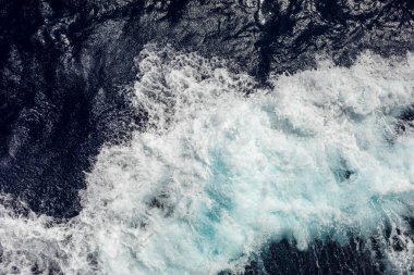 dalga okyanus veya deniz suyu arka planı.