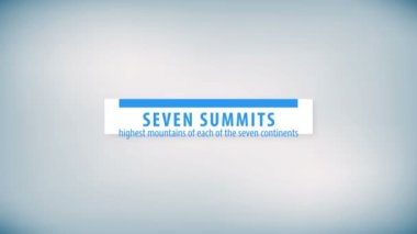 Yedi zirveler Infographic