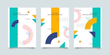Covers with minimal design. Cool geometric backgrounds for your design. Applicable for Banners, Placards, Posters, Flyers etc. Eps10 vector