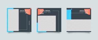 Modern trend seti fikri kapsıyor. Düzenlenebilir basit bilgi pankartı dükkanı. Uygulama için slaytlar, sosyal medya paketi için web tasarımı dijital tarzı. Kare seçilmiş güzellik direkleri, broşür tasarımı. Tanıtım.