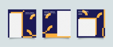 Modern trend seti fikri kapsıyor. Düzenlenebilir basit bilgi pankartı dükkanı. Uygulama için slaytlar, sosyal medya paketi için web tasarımı dijital tarzı. Kare seçilmiş güzellik direkleri, broşür tasarımı. Tanıtım.