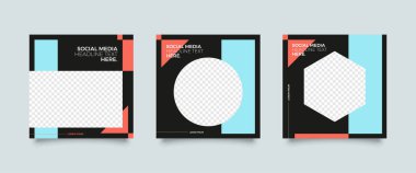 Modern trend seti fikri kapsıyor. Düzenlenebilir basit bilgi pankartı dükkanı. Uygulama için slaytlar, sosyal medya paketi için web tasarımı dijital tarzı. Kare seçilmiş güzellik direkleri, broşür tasarımı. Tanıtım.