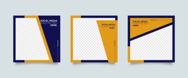 Modern trend seti fikri kapsıyor. Düzenlenebilir basit bilgi pankartı dükkanı. Uygulama için slaytlar, sosyal medya paketi için web tasarımı dijital tarzı. Kare seçilmiş güzellik direkleri, broşür tasarımı. Tanıtım.