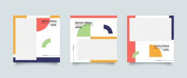 Modern trend seti fikri kapsıyor. Düzenlenebilir basit bilgi pankartı dükkanı. Uygulama için slaytlar, sosyal medya paketi için web tasarımı dijital tarzı. Kare seçilmiş güzellik direkleri, broşür tasarımı. Tanıtım.