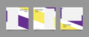 Modern trend seti fikri kapsıyor. Düzenlenebilir basit bilgi pankartı dükkanı. Uygulama için slaytlar, sosyal medya paketi için web tasarımı dijital tarzı. Kare seçilmiş güzellik direkleri, broşür tasarımı. Tanıtım.