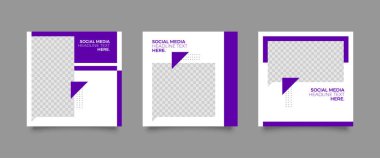 Modern promotion square web banner for social media post. Elegant sale and discount promo backgrounds for digital marketing