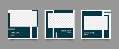 Modern promotion square web banner for social media post. Elegant sale and discount promo backgrounds for digital marketing