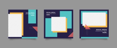 Modern promotion square web banner for social media post. Elegant sale and discount promo backgrounds for digital marketing