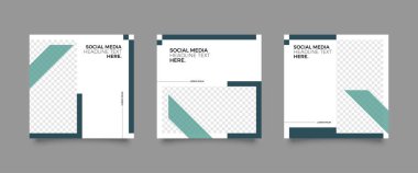 Sosyal medya mobil uygulamaları için modern promosyon kare web pankartı. Dijital pazarlama için kaliteli satış ve indirimli tanıtım arkaplanları