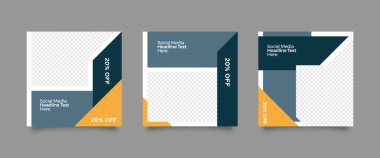 Minimum tasarım arka plan vektör çizimi. Sosyal medya paylaşımı, hikayeler, hikaye, broşür, kitap dergisi için düzenlenebilir kare geometrik şekil afişi