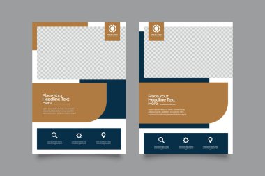 Minimum geometrik tasarımı olan bir el ilanı. Broşür, Plakkart, Poster, Flyer, Banner vs. için modern soyut arkaplan. Eps10 vektör şablonu.