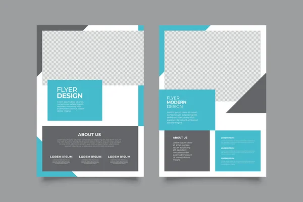 Kreatives Design Abstrakter Geschäftsflyer Vektorvorlagen Broschürendesign Einband Modernes Layout Jahresbericht — Stockvektor