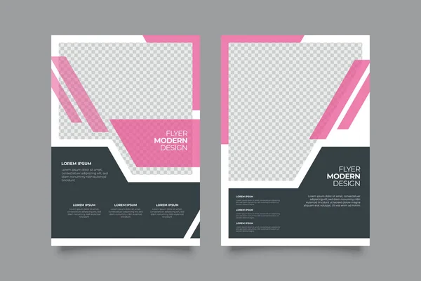 Σχεδιασμός Φυλλαδίου Corporate Creative Business Flyer Μέγεθος Πρότυπο Δημιουργικό Φυλλάδιο — Διανυσματικό Αρχείο