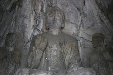 Taş oyma Buddha Çin