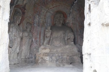 Luoyang, Çin'de oyma Buda