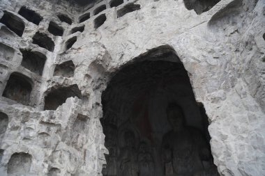 Luoyang, Çin mağaralarda Longmen
