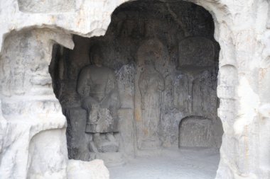Luoyang, Çin mağaralarda Longmen