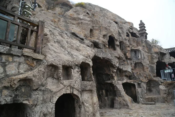 Grotte Del Buddha Cinese Luoyang Cina — Foto Stock