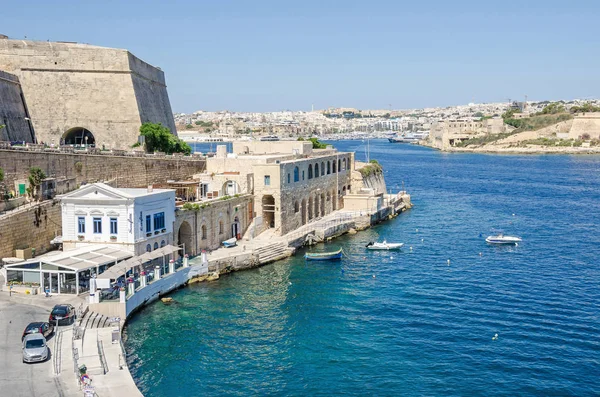 Marsamxett liman Restoran Scoglitti ile ve Manoel Isla