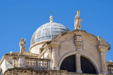Üst cephe Dobruca, Hırvatistan, St. Blaise Kilisesi