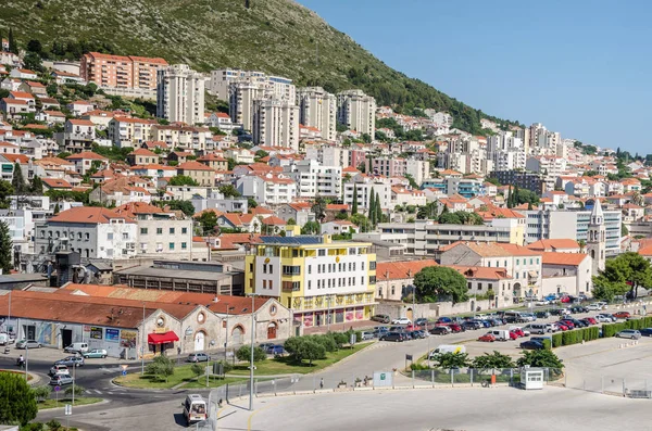 Parte moderna de Dubrovnik, construir e renovado após a guerra — Fotografia de Stock