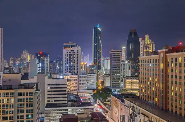 Panama şehir manzarası, gece