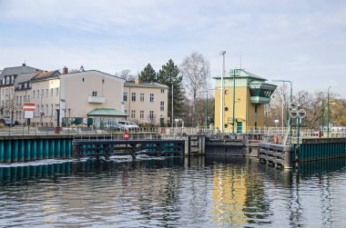 Spandau kilitleri Nehri Havel, Berlin, Almanya