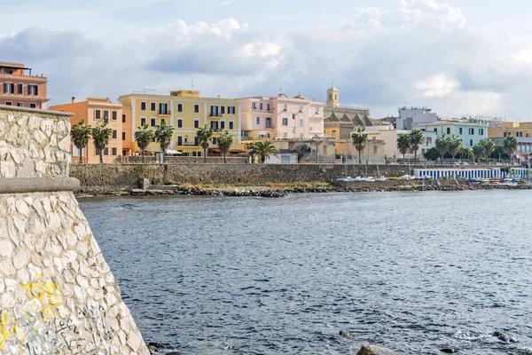 Thaon de Revel Promenade of Civitavecchia in Italy — Stock Photo, Image