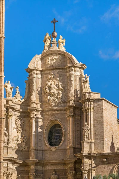 Demir kapı, Valencia Katedrali 'nin ana kapısı. — Stok fotoğraf