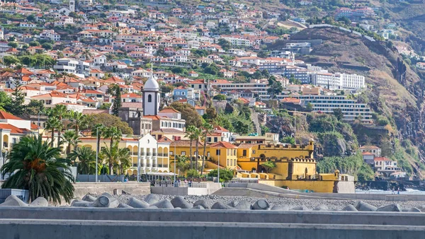 Funchal Portugal November 2019 Historisch Centrum Zona Velha Met Waterkant — Stockfoto