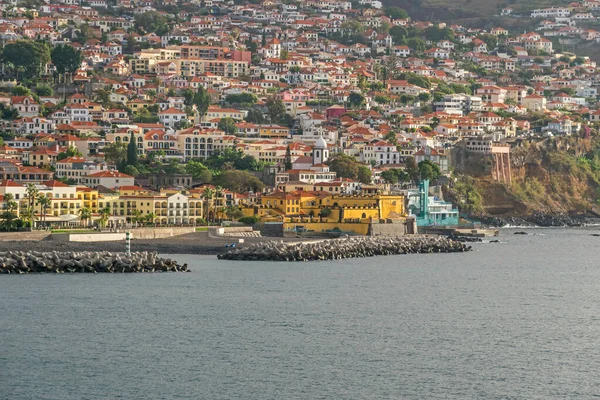 Funchal Portugal Novembro 2019 Centro Histórico Zona Velha Com Orla — Fotografia de Stock