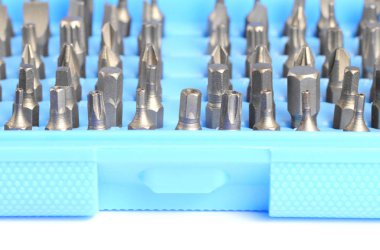 Tornavida bit yakın çekim, el aracı, araçlar kümesi.