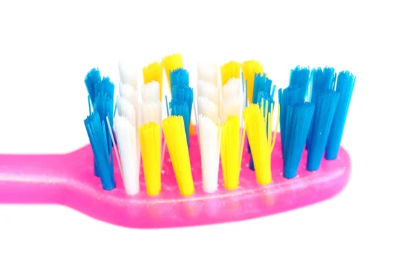 Toothbrush Close White Background Isolate — Stock Photo, Image