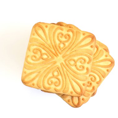 Ev yapımı kurabiyelerin arka plan olarak yüzeyi, yakın çekim, üst görünüm, kopyalama alanı, düz uzanma.