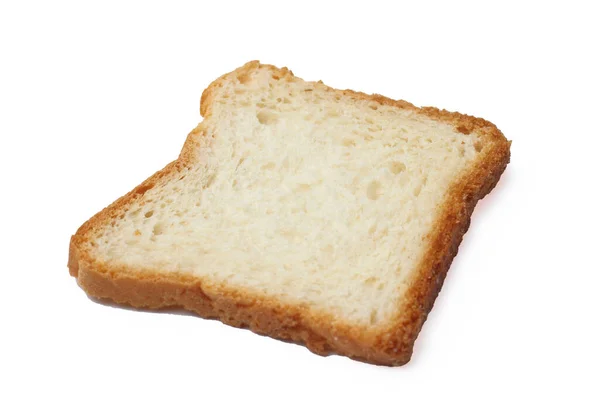 Pão Para Sanduíches Torradas Close Fundo Branco Espaço Cópia Isolar — Fotografia de Stock