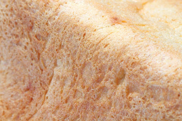 Die Oberfläche Von Frischem Hausgemachtem Brot Gebäck Als Hintergrund Nahaufnahme — Stockfoto