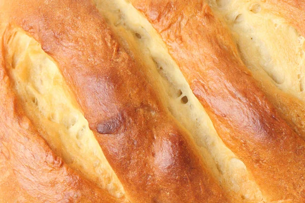 Braune Kruste Aus Selbstgebackenem Maisbrot Als Hintergrund Nahaufnahme — Stockfoto