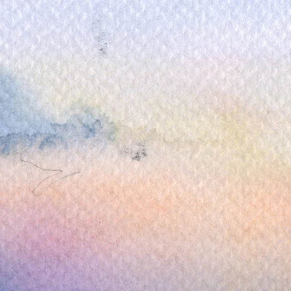 Sky Clouds Summer Sunset Evening Watercolor — Stockfoto